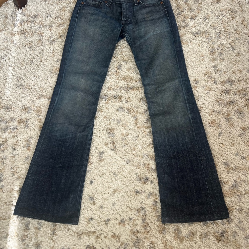 7 For All Mankind Indigo Boot Cut Jeans